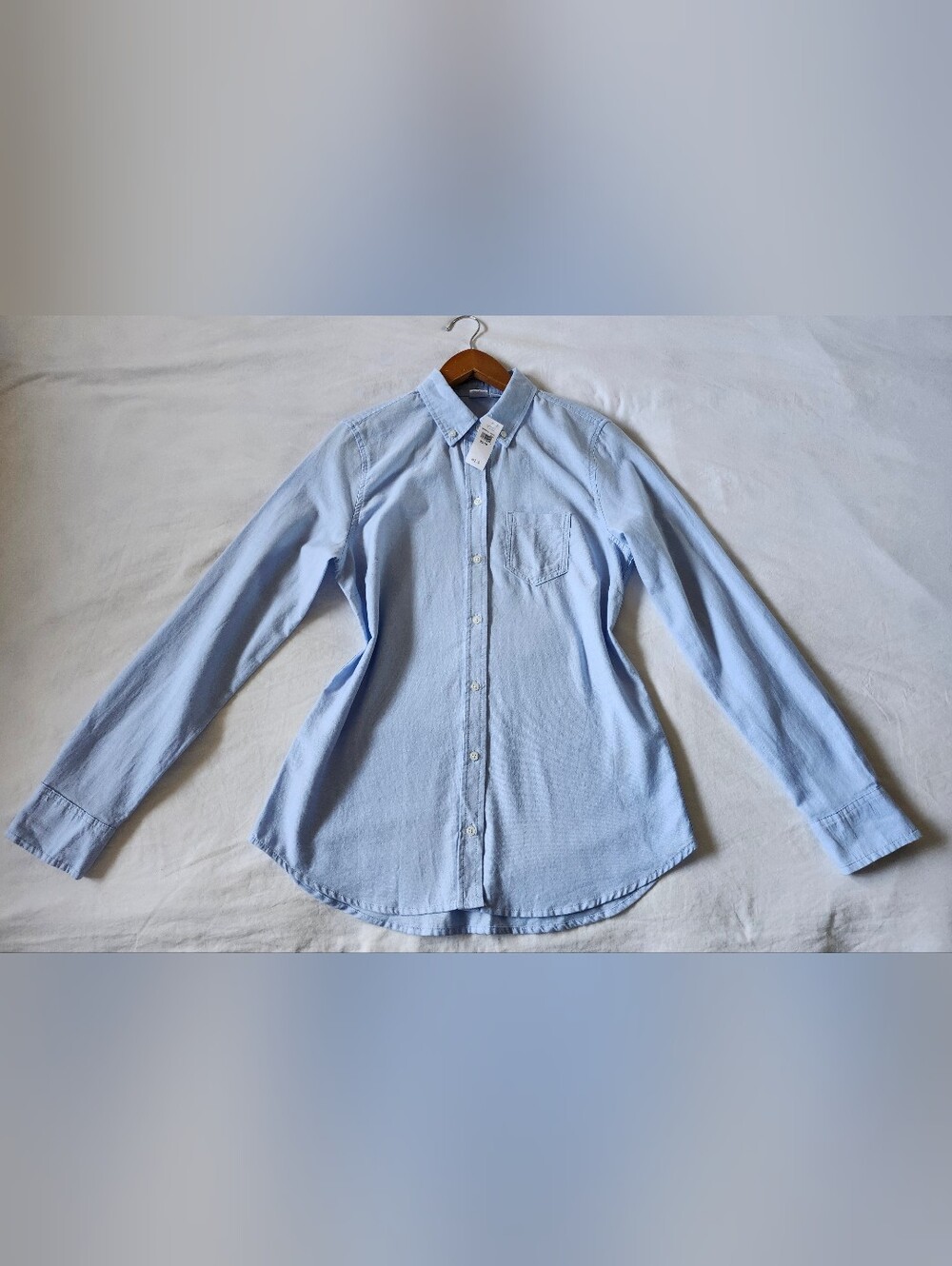 GAP Blue Button-Down Shirt 100% Cotton